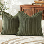 Boho Beige Throw Pillow Cover — 18"