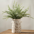 Farmhouse Beige Flower Vase — 8" — Gs17323l-brown Floral