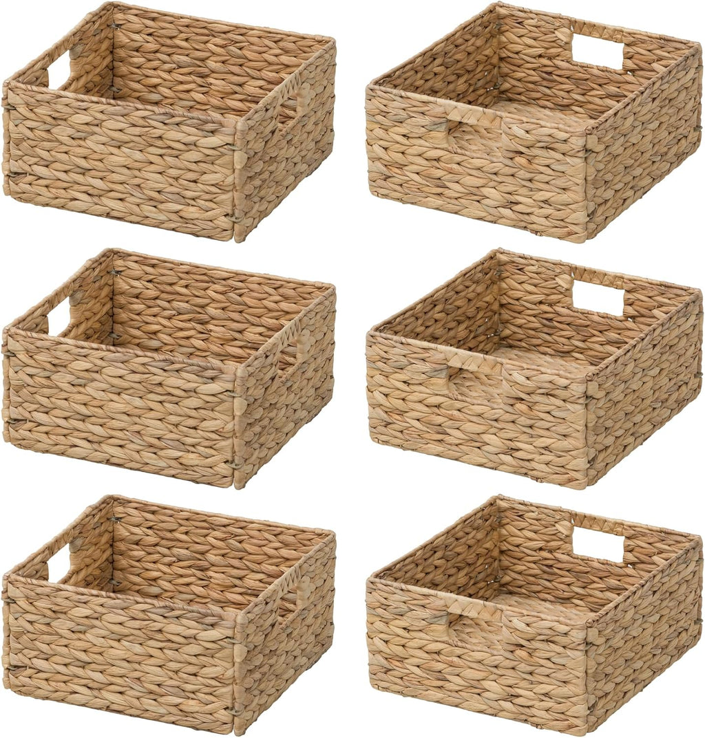 Boho Metal Storage Basket — 12" — 12"x12"x6"