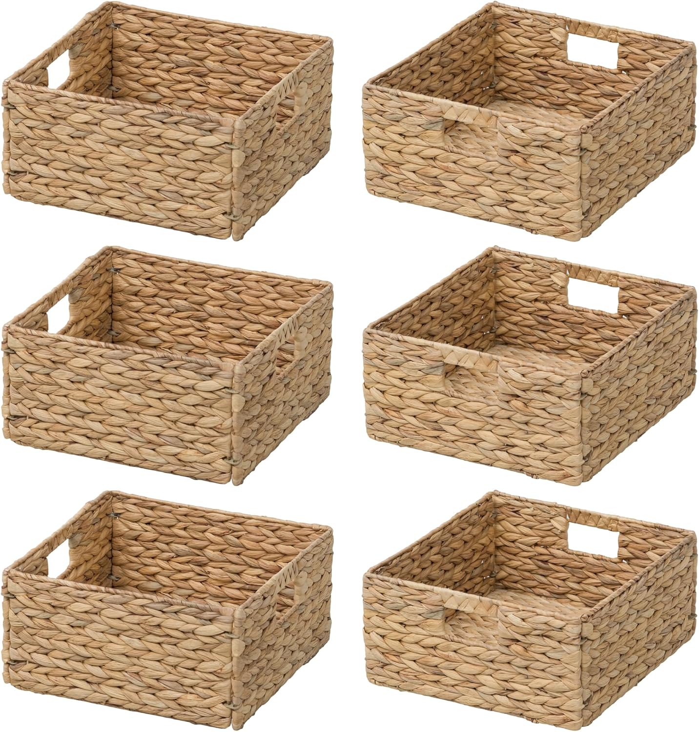 Boho Metal Storage Basket — 12" — 12"x12"x6"