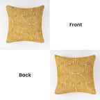 Tufted Boho Beige Throw Pillow Cover — 18" - View 3