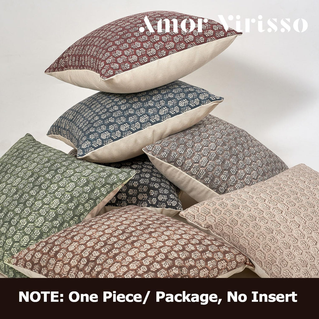 Farmhouse Beige Throw Pillow Cover — 18" - View 8