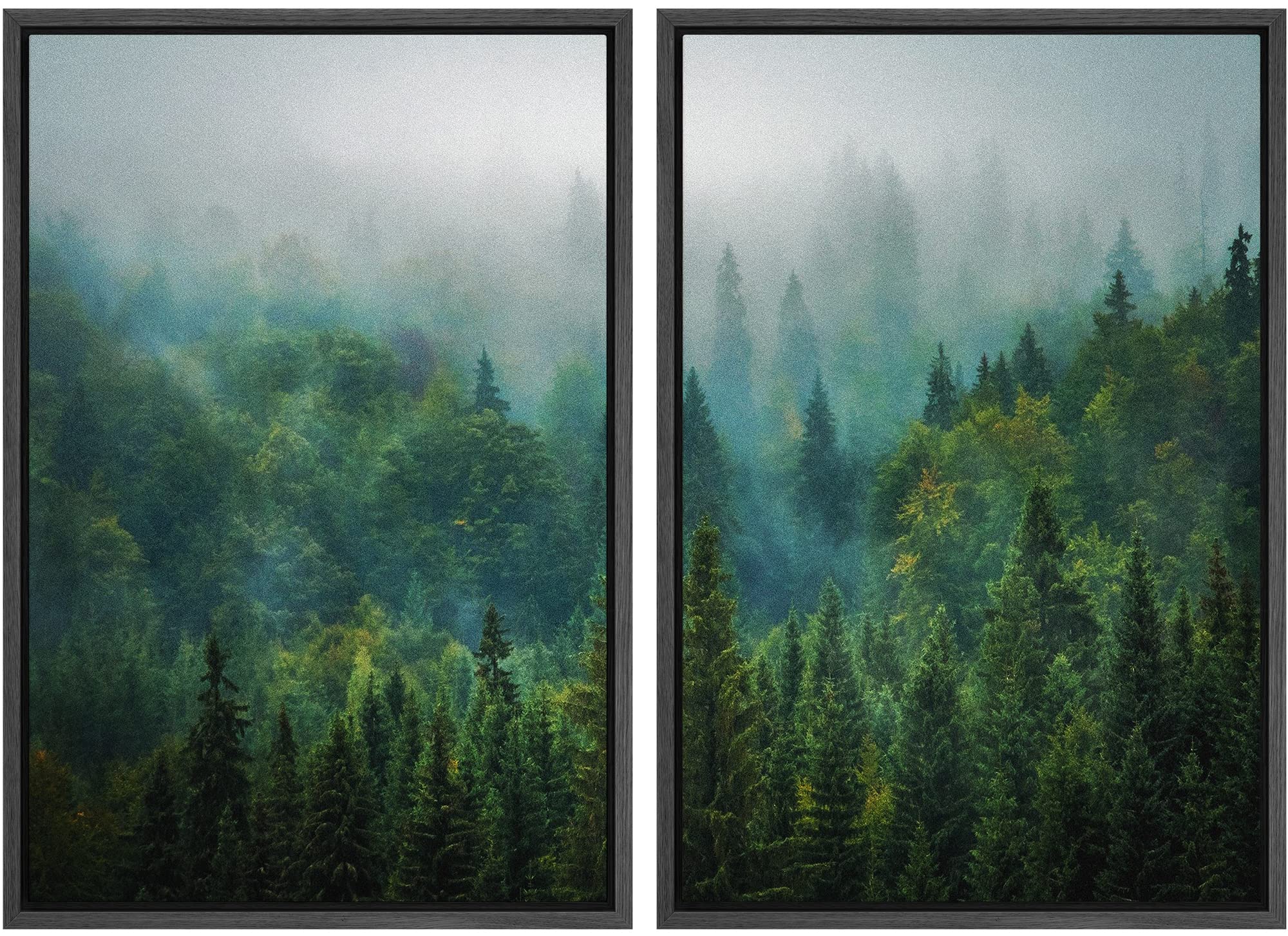 Framed Farmhouse Fabric Canvas Wall Art — 24"