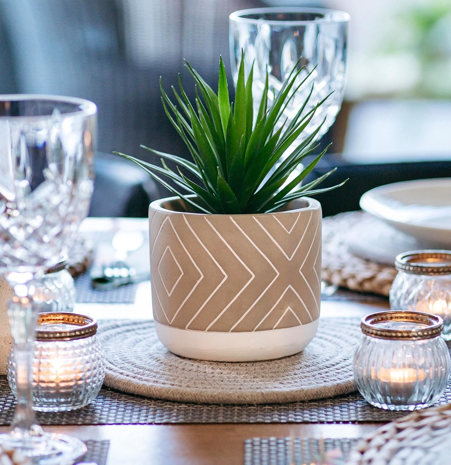 Farmhouse Faux Plant — 8" - View 5