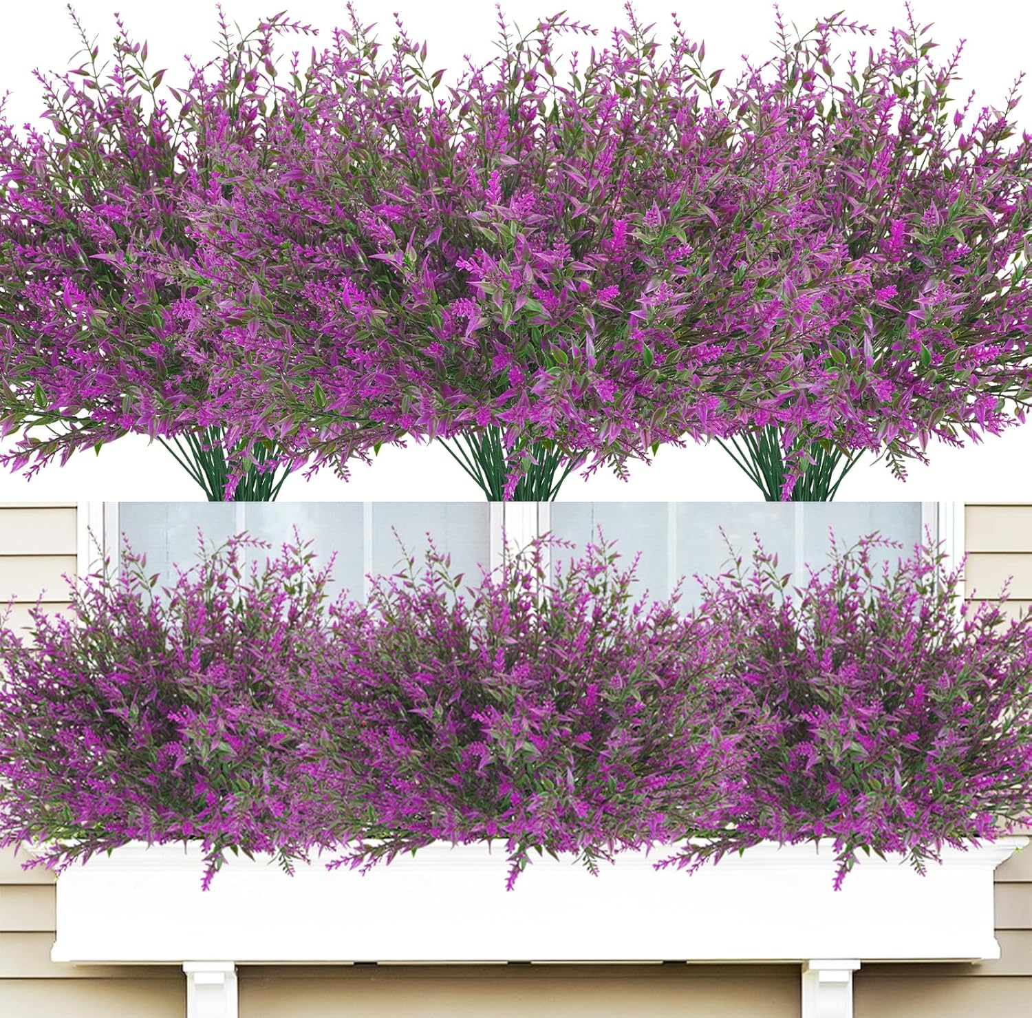 Pink Faux Plant — Fushia