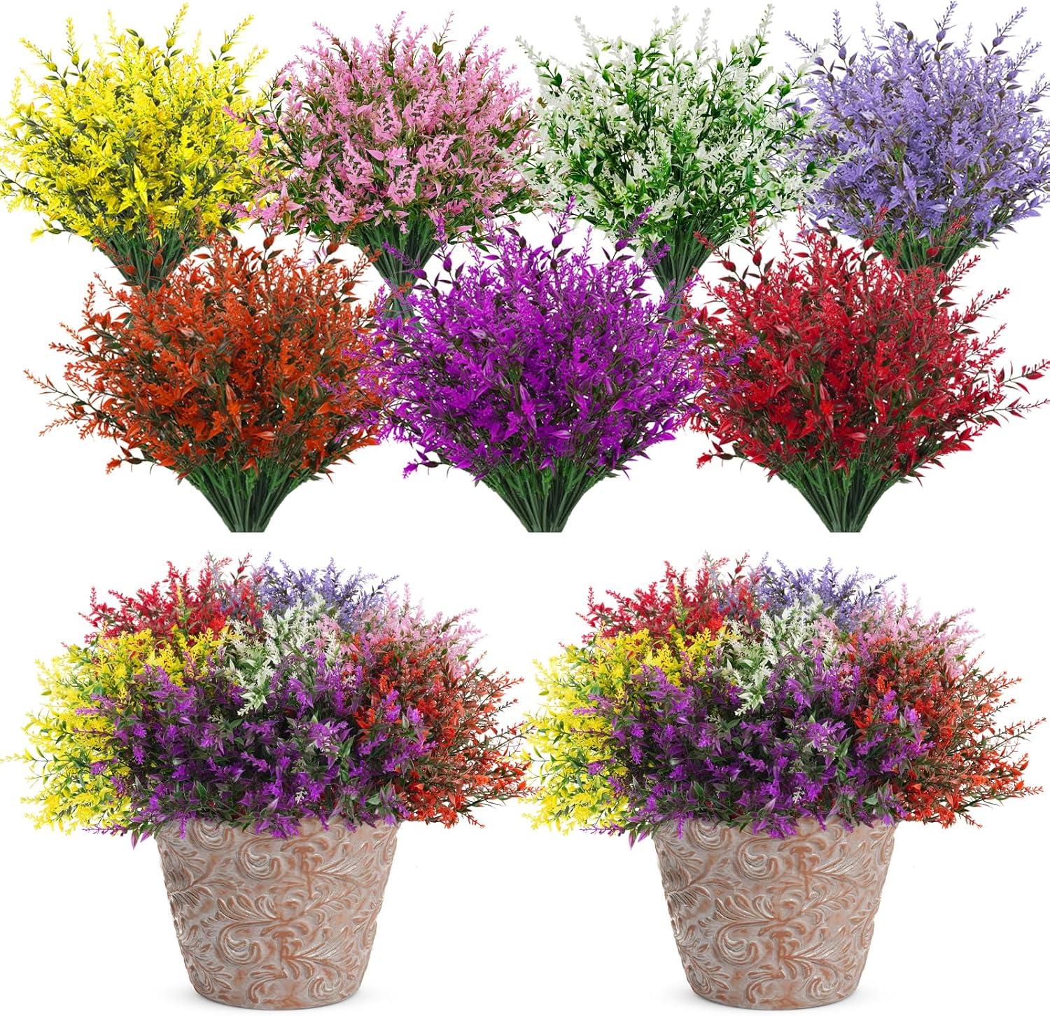 Pink Faux Plant — Mix Colors