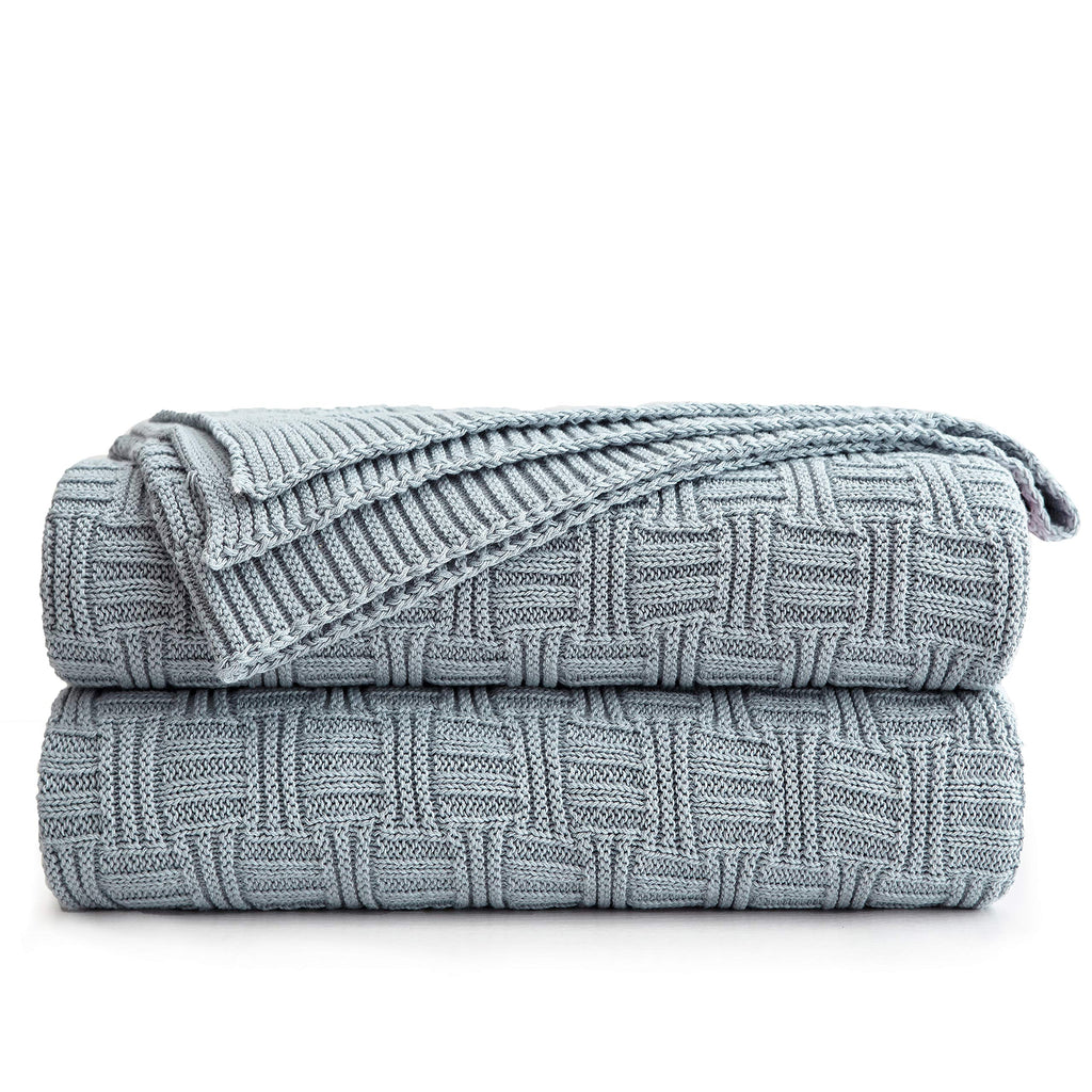 Knit Boho Beige Throw Pillow — 50"
