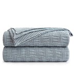 Knit Boho Beige Throw Pillow — 50"