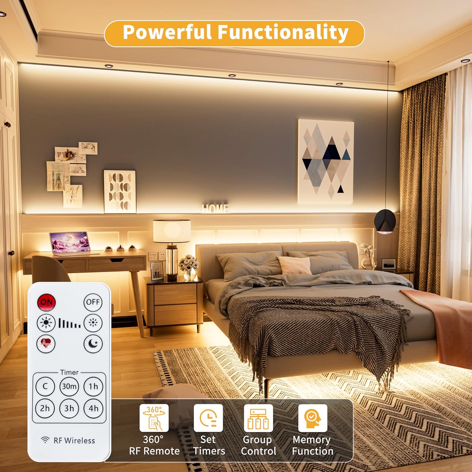 Dimmable Metal LED Strip Lights - View 3