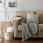 Beige Throw Pillow — 60" - View 3