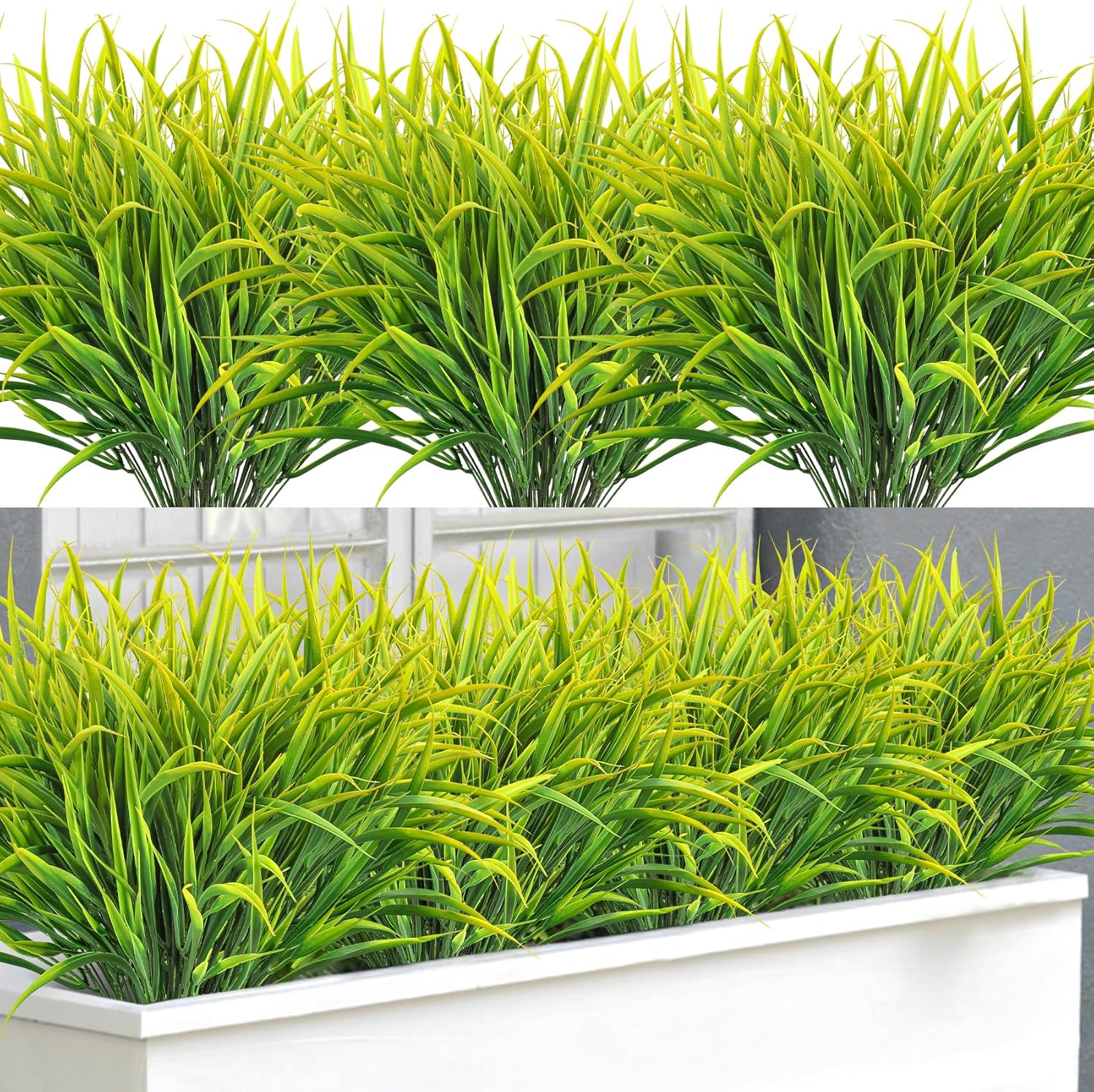Farmhouse Green Artificial Plant — Yellow