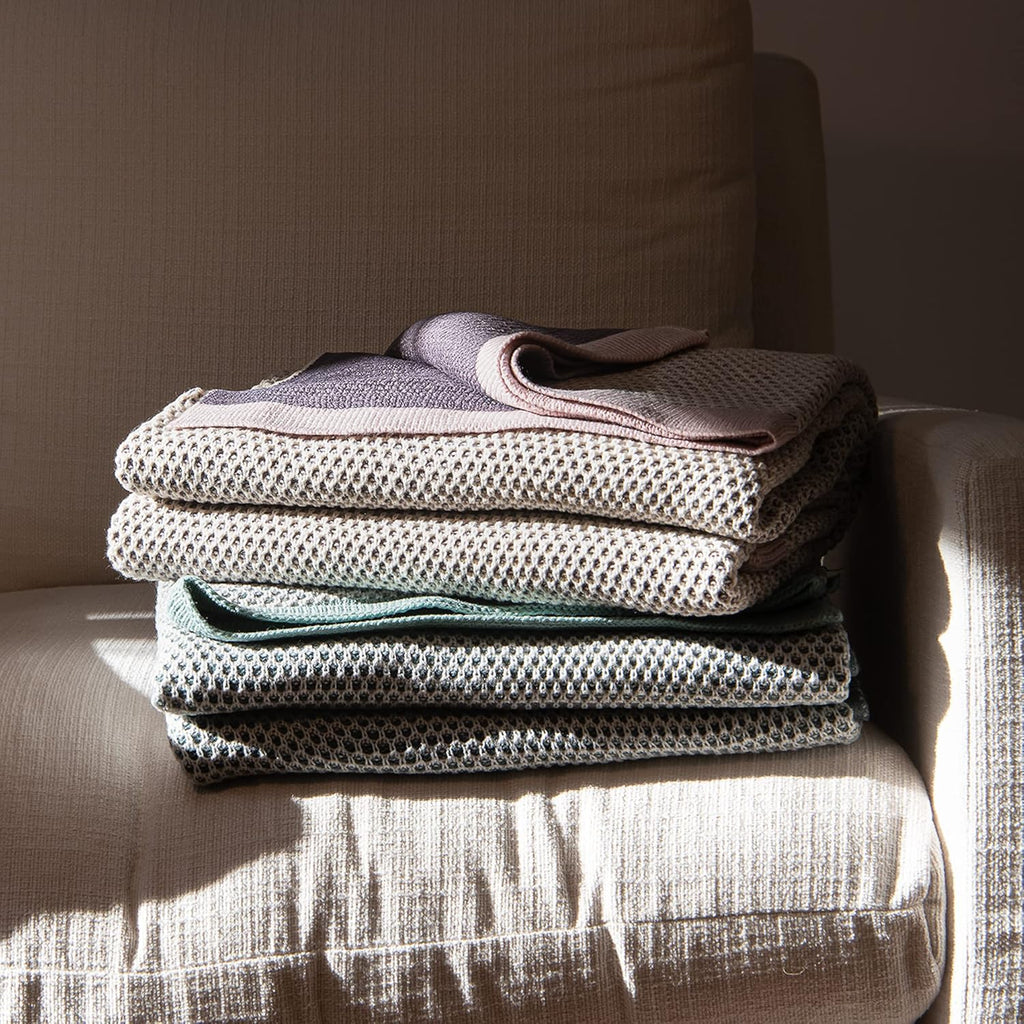 Knit Blue Throw Pillow — 50" - View 5