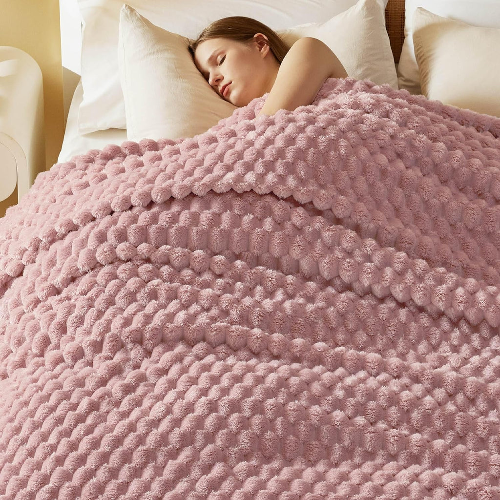Beige Throw Pillow — 50" — 08 - Dusty Rose