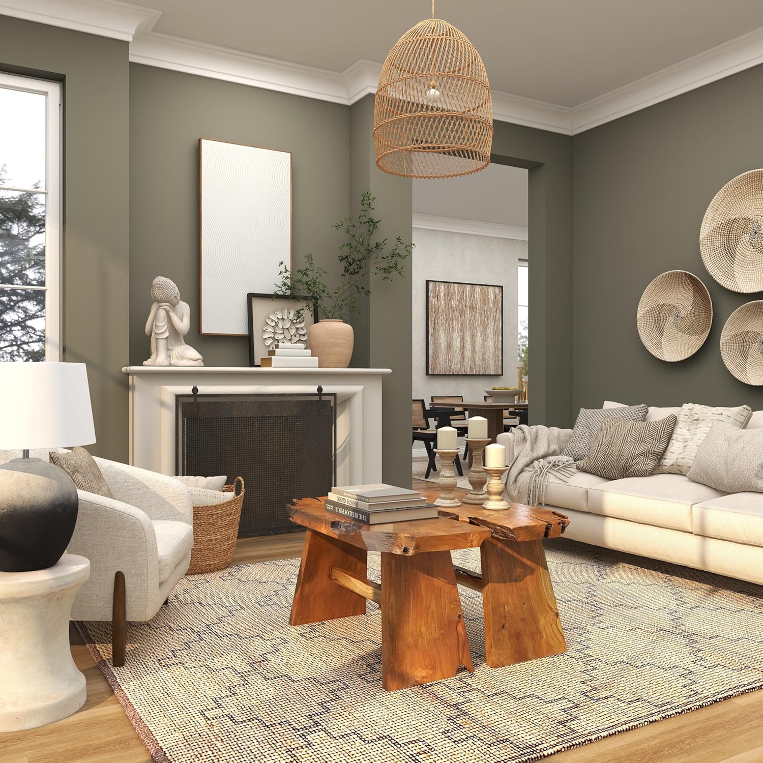 Linen Brown Home Decor — 12" - View 8