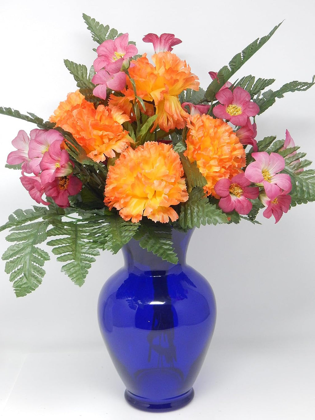 Blue Flower Vase — 4" - View 4