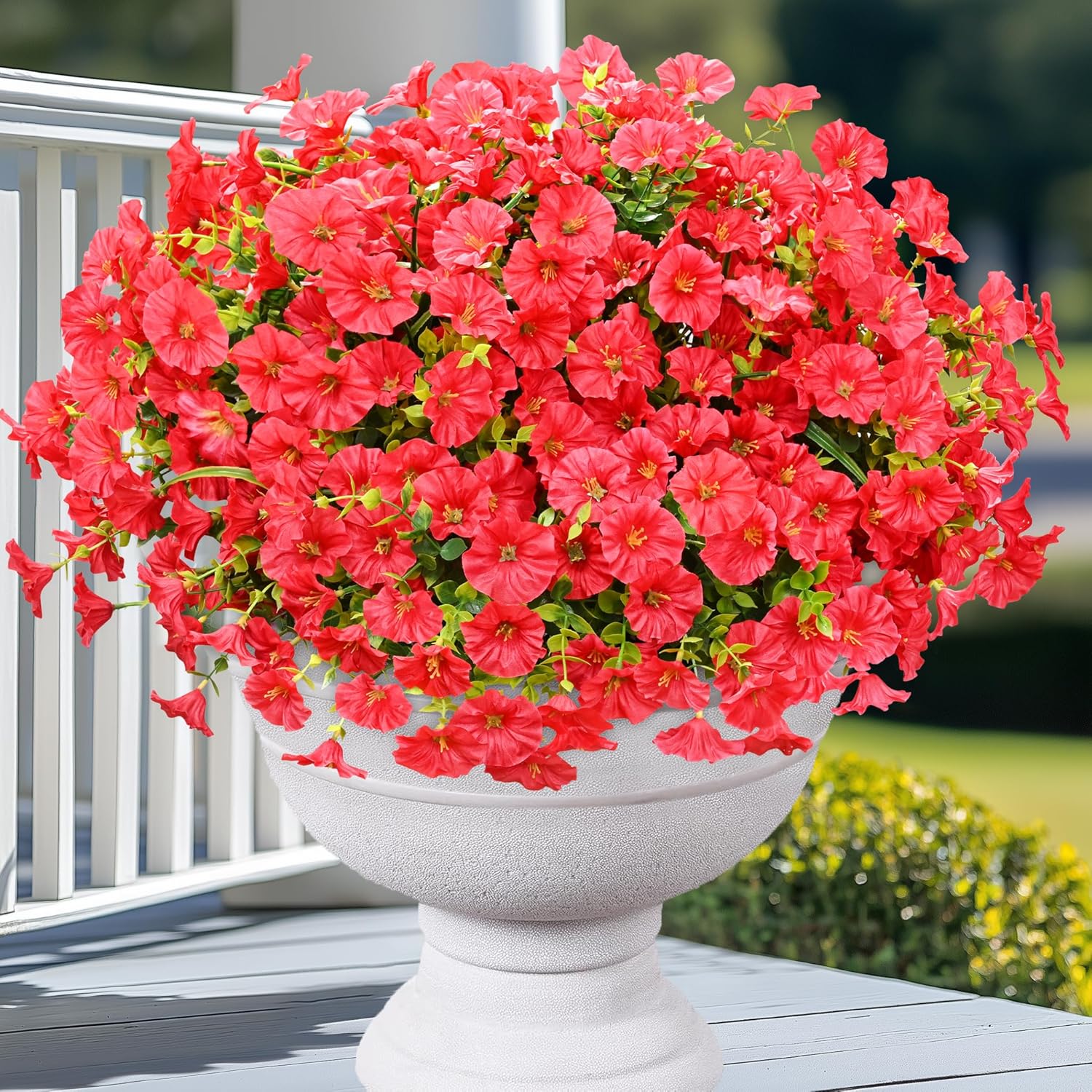 Pink Artificial Flowers — Red