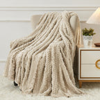 Beige Throw Pillow — 50"