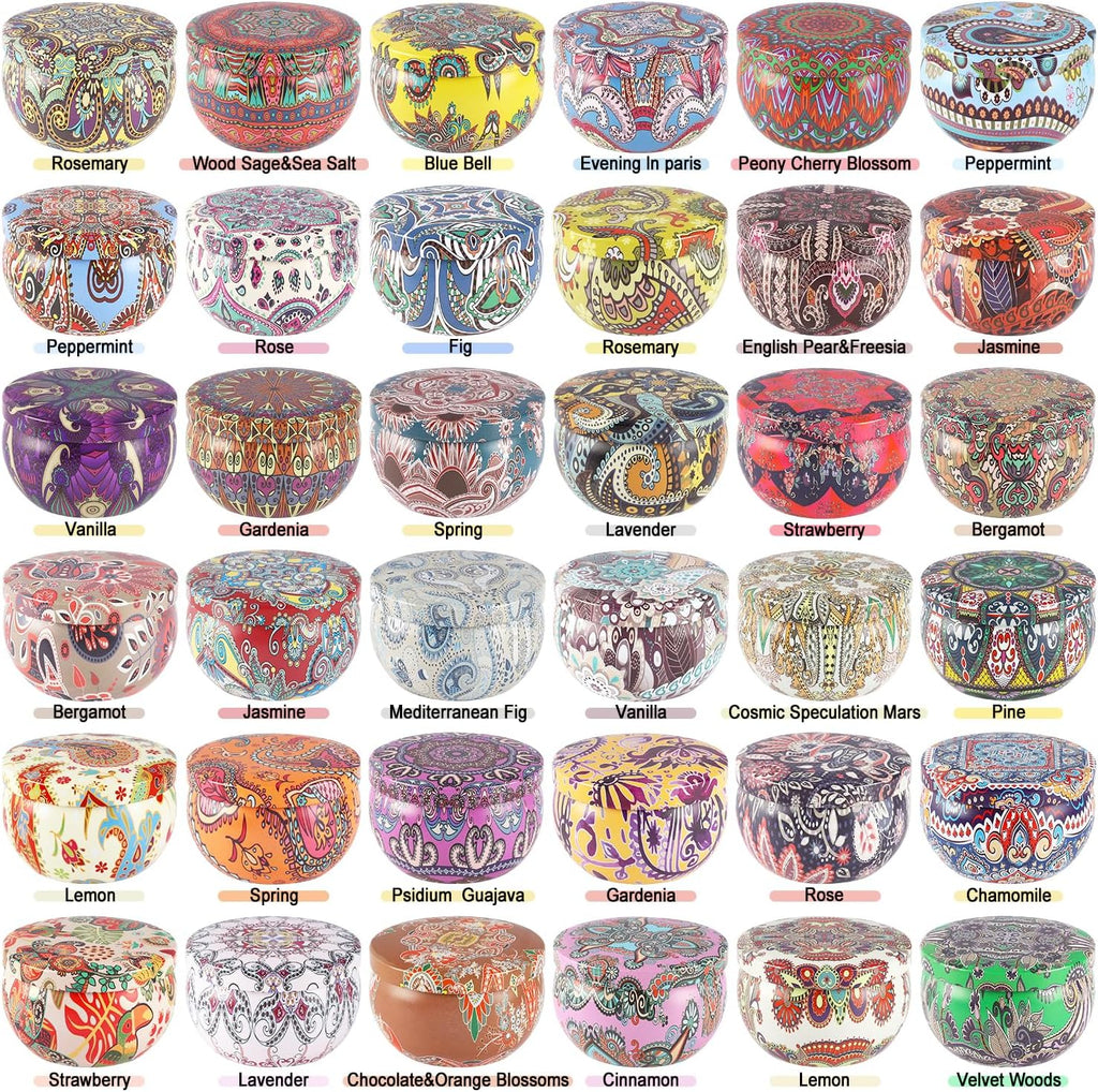 Soy Wax Metal Scented Candle — 5×36 - View 2