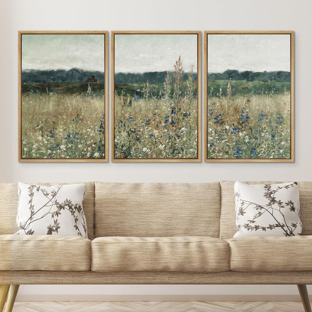 Framed Farmhouse Fabric Wall Art — 24" - View 2