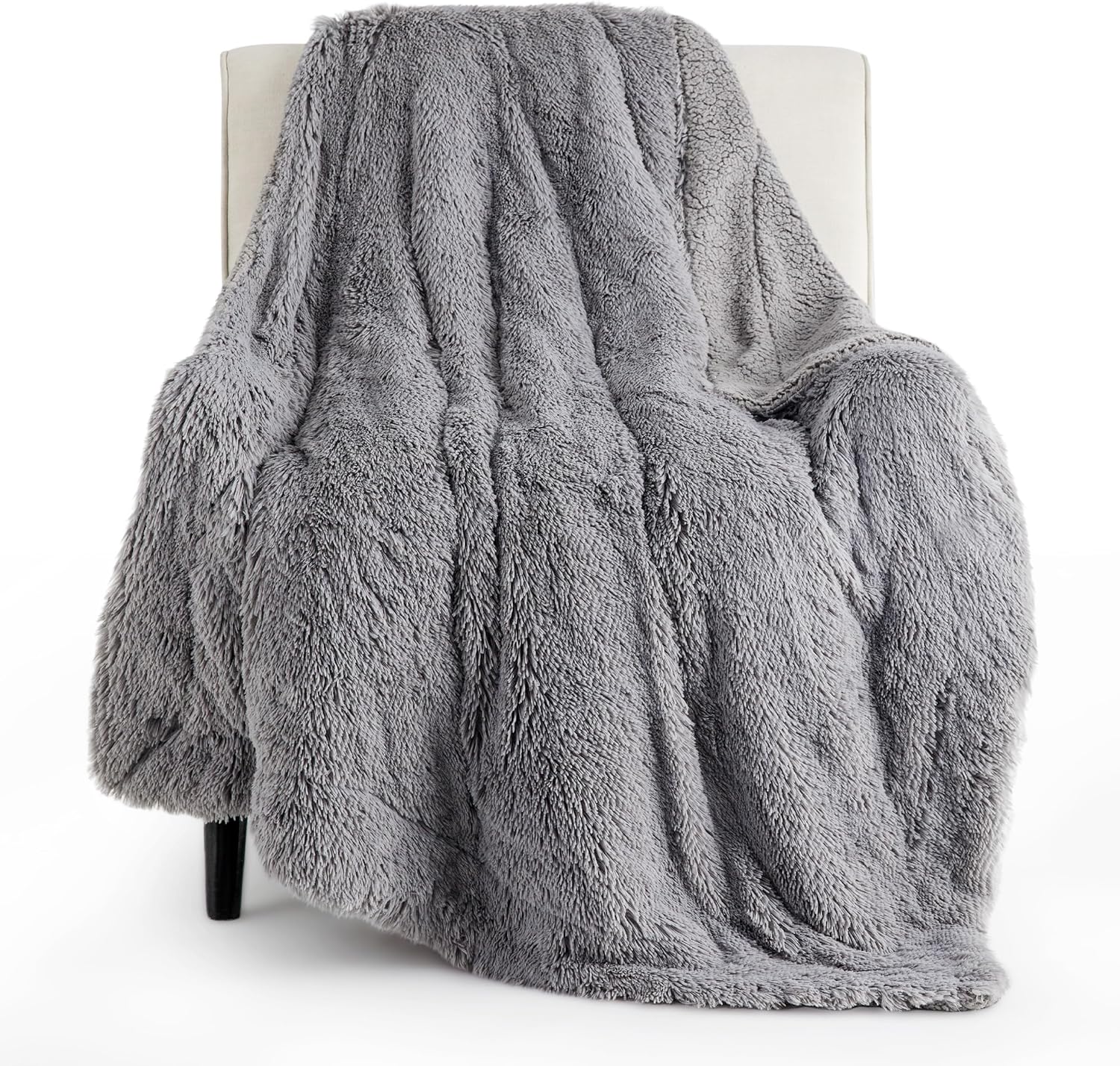 Beige Throw Pillow — 50" — 10- Grey