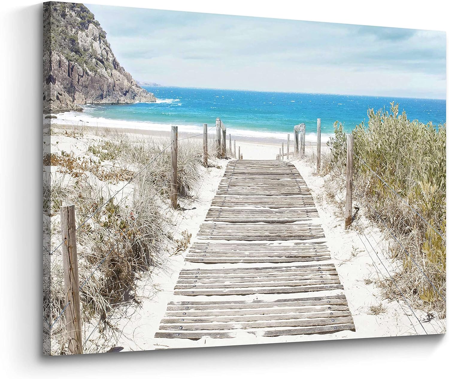 Modern Metal Wall Art — 16" — Boardwalk
