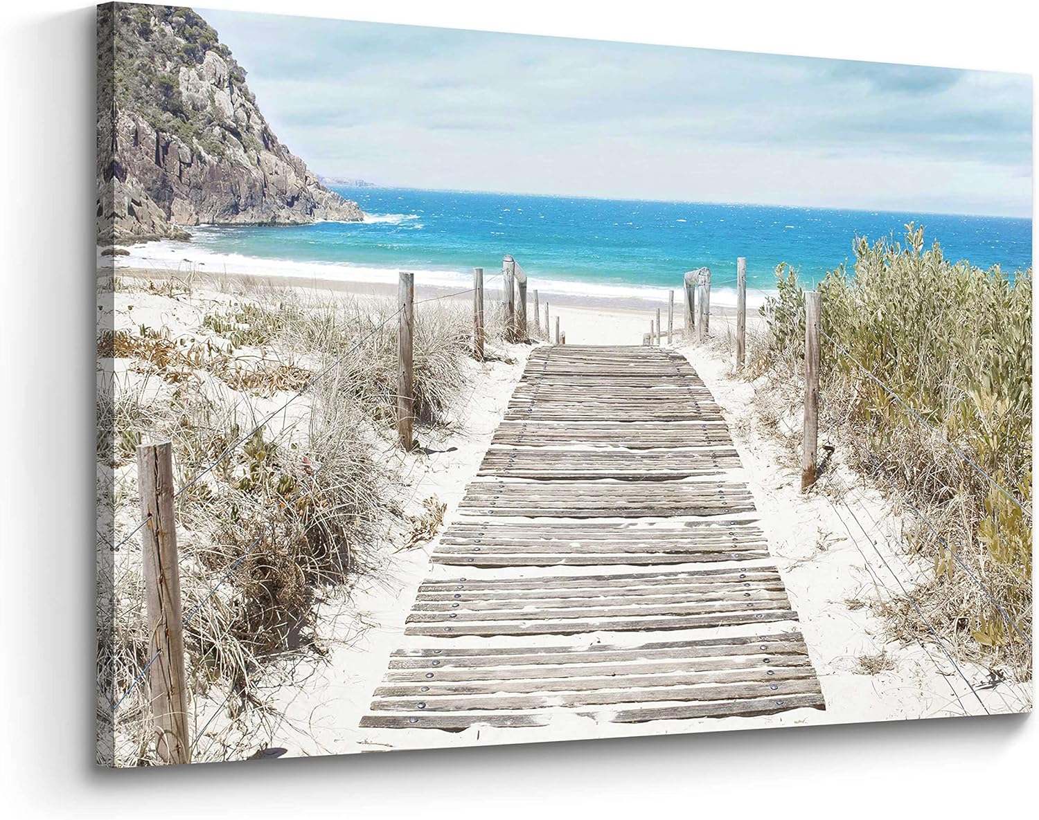 Modern Metal Wall Art — 16" — Boardwalk