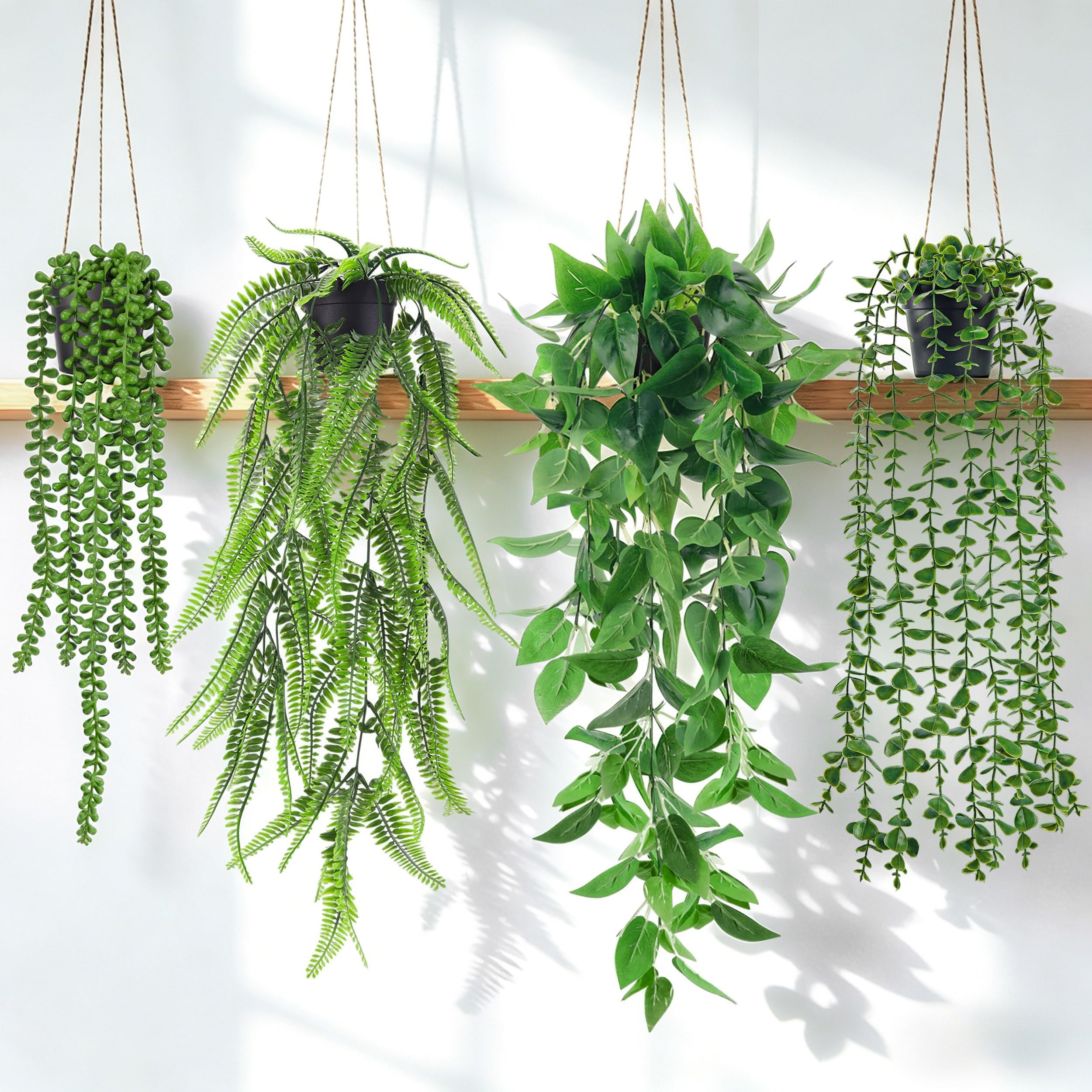 Boho Black Artificial Plant