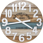 Blue Wall Clock — 18" — Blue