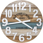 Blue Wall Clock — 18"