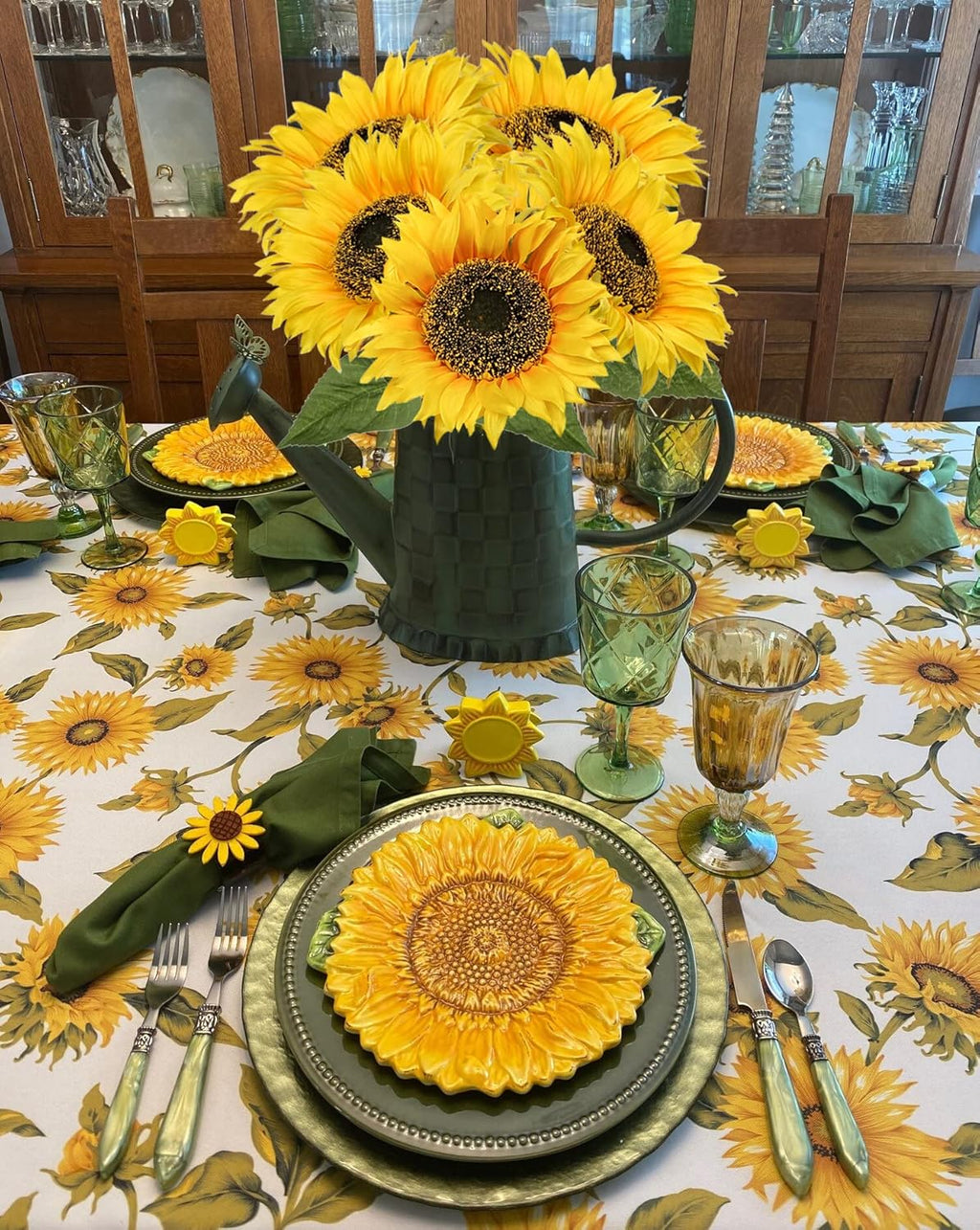Fabric Artificial Flowers — 8" - View 7