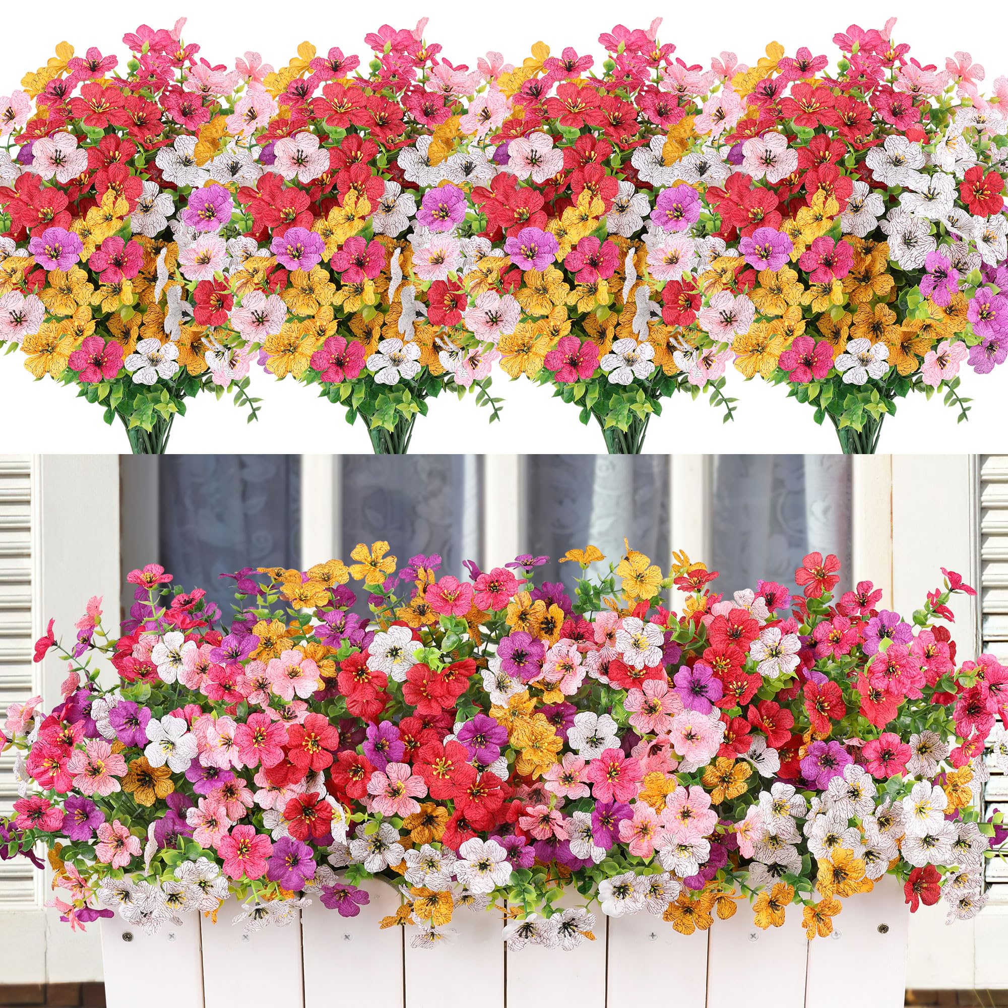 Farmhouse Pink Faux Plant