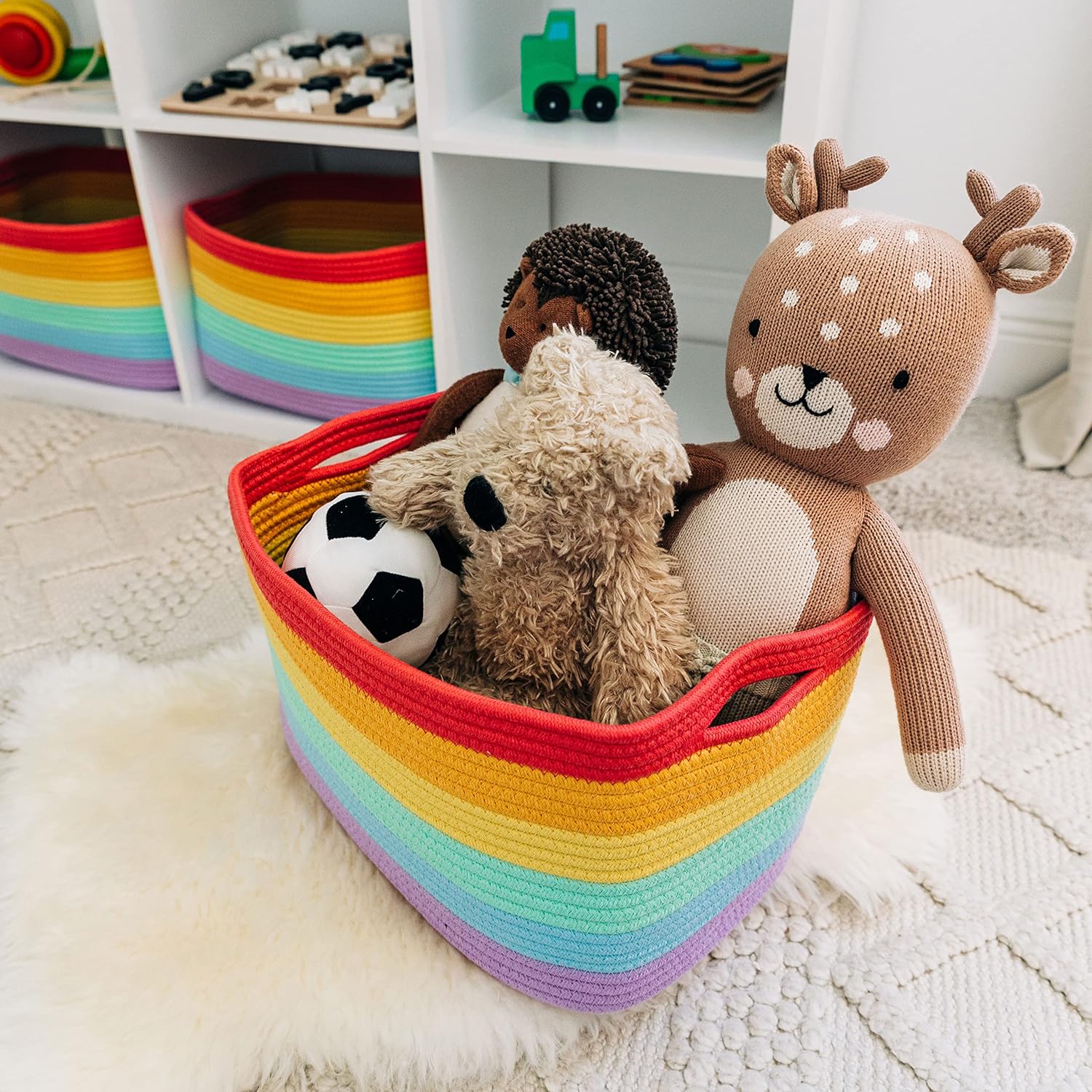 Black Storage Basket — 15" - View 5