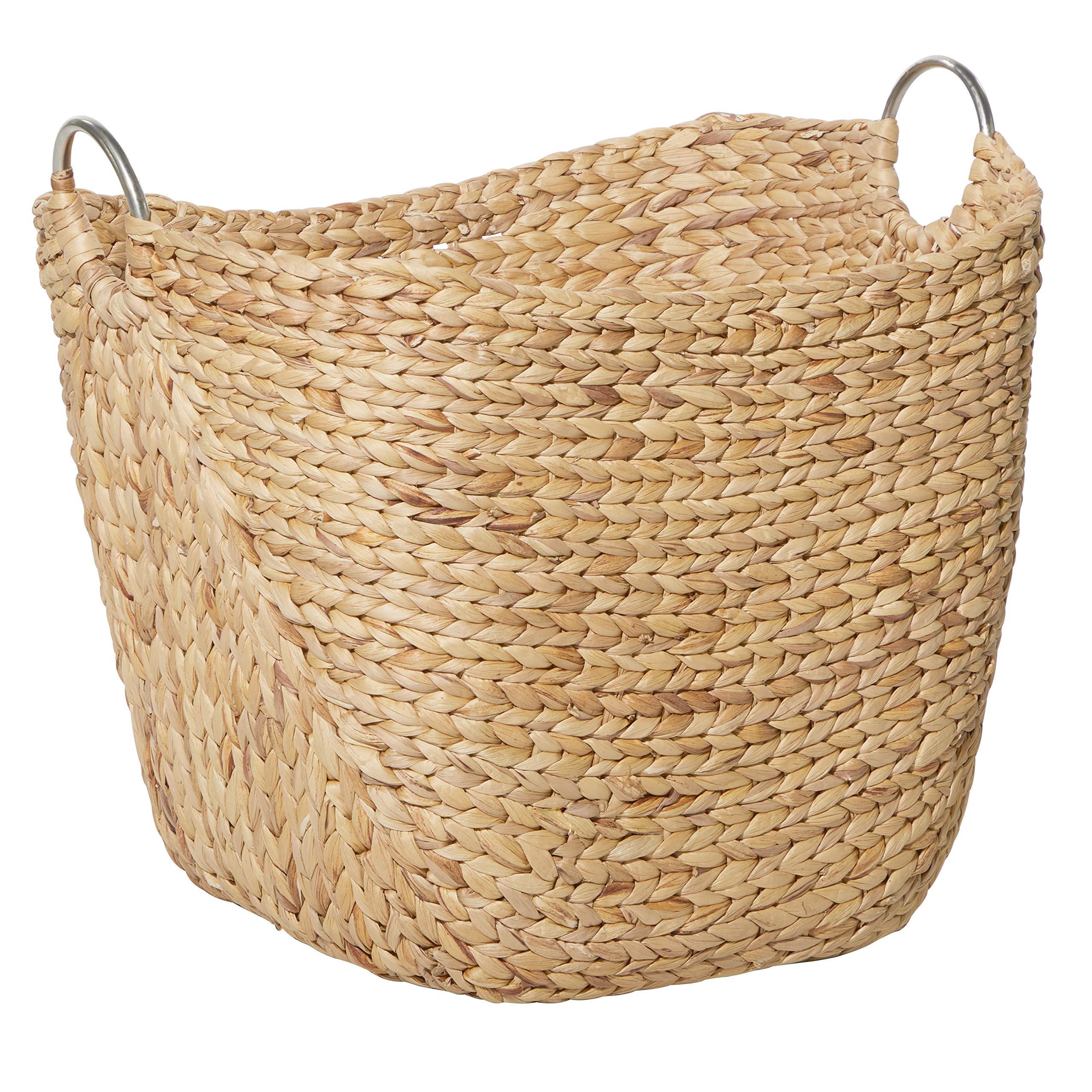 Boho Brown Woven Basket — 21"