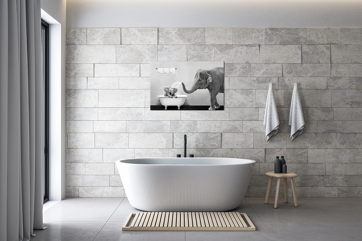 Black Wall Art — 24" - View 4