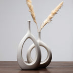 Mid-Century Ceramic Vase Set - View 3