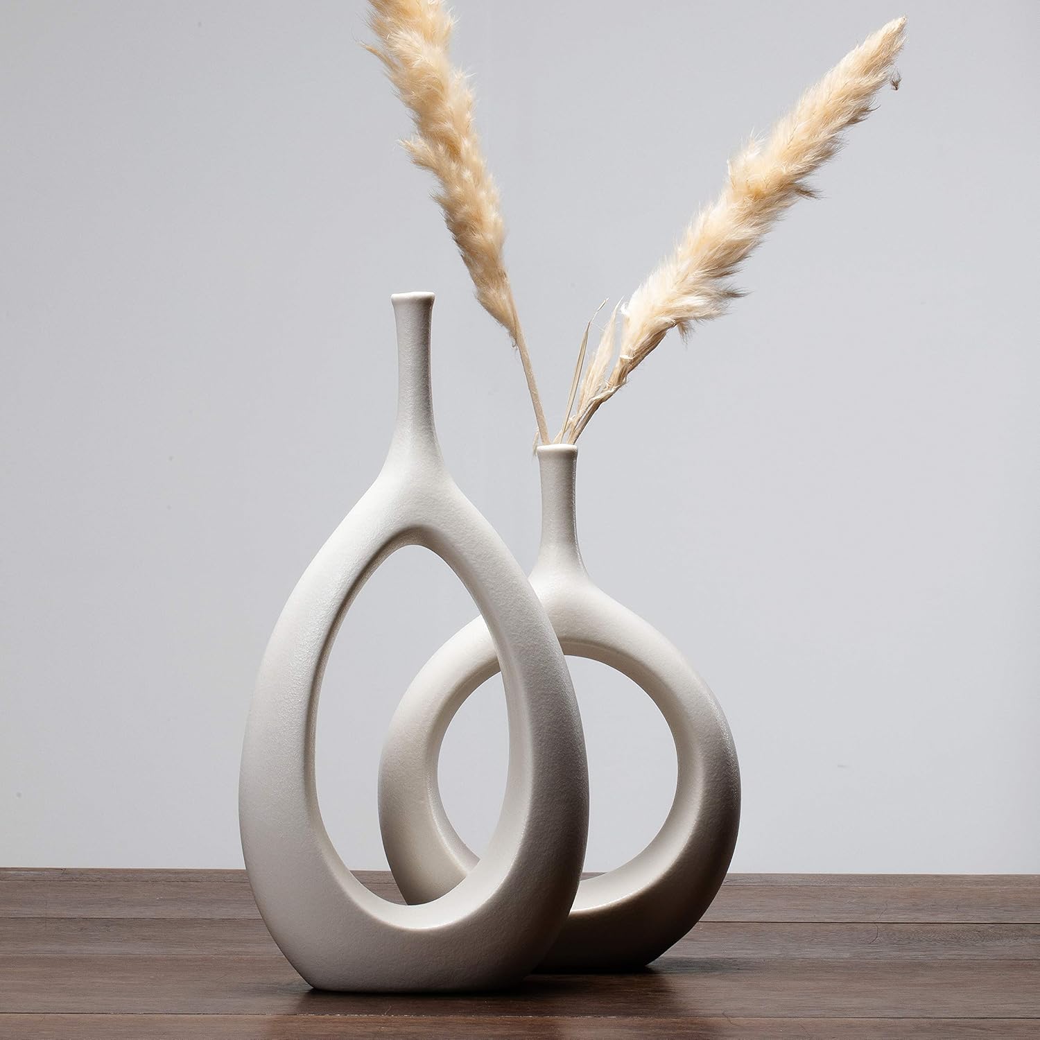Mid-Century Ceramic Vase Set - View 3