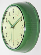 Mid-Century Black Wall Clock — 9" - View 3