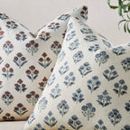 Boho Blue Pillow Cover — 18" - View 5