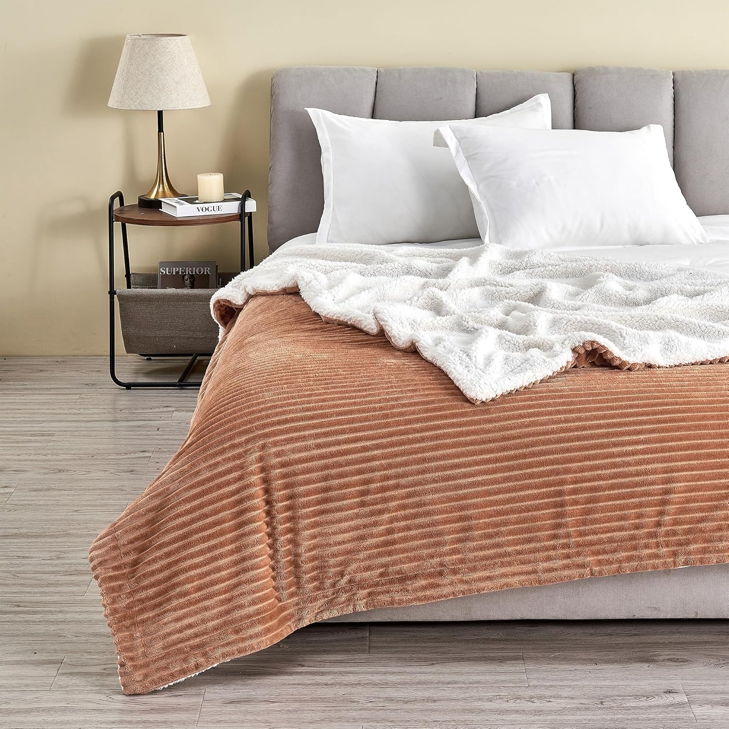Velvet Luxe Blue Throw Pillow — Twin