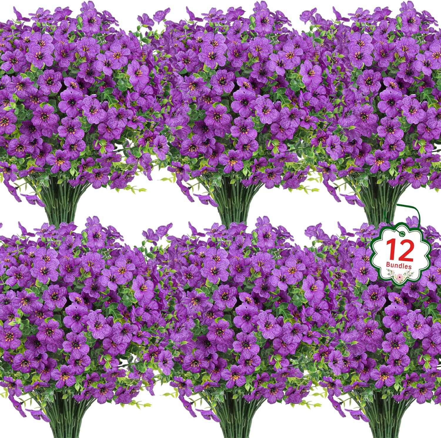 Blue Artificial Flowers — 12