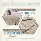 Luxe Beige Throw Pillow - View 5