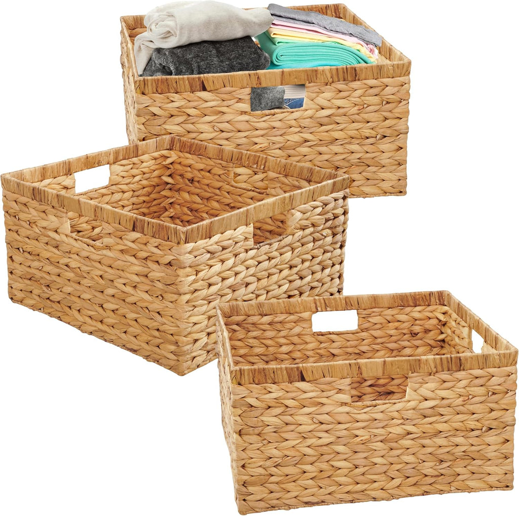 Rectangular Rattan Storage Basket — 5x13 - View 10