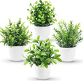 Farmhouse Green Faux Plant — Green