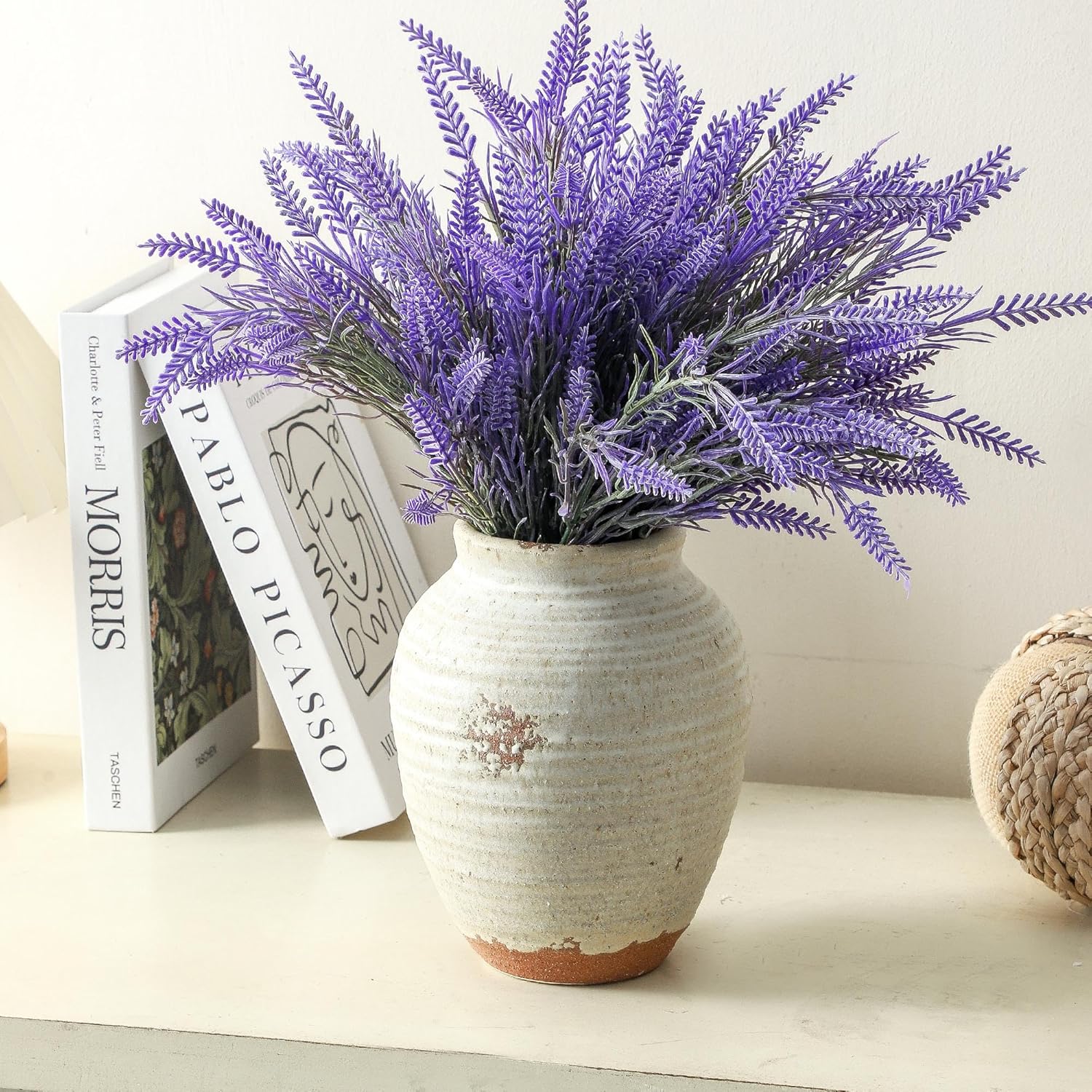 Boho Ceramic Flower Vase — 12" — 205-3-7.4in