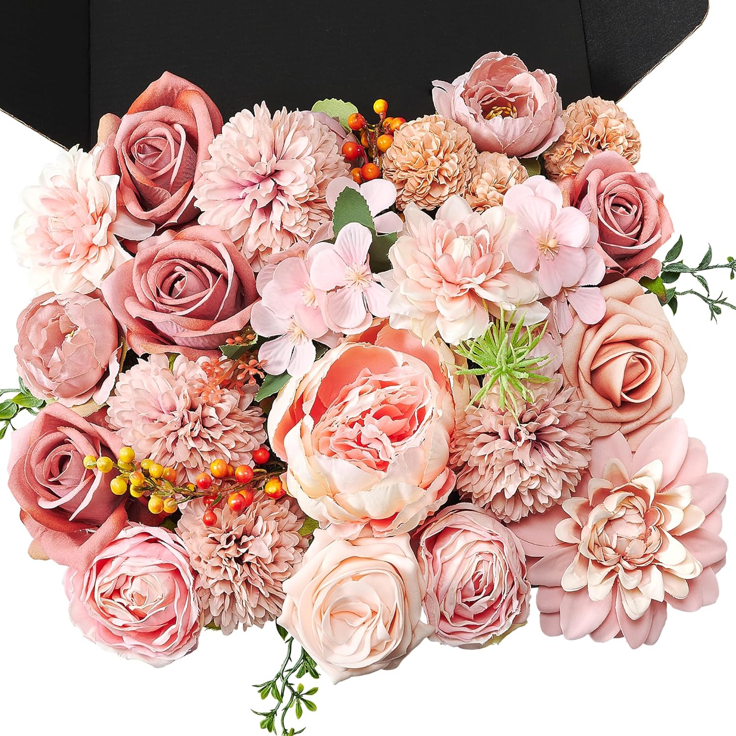 Gold Artificial Flowers — Pink