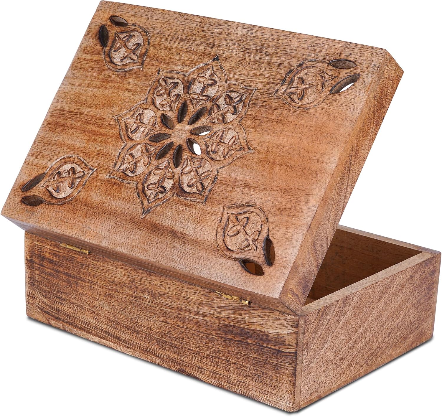 Handcrafted Wood Vase — Medium