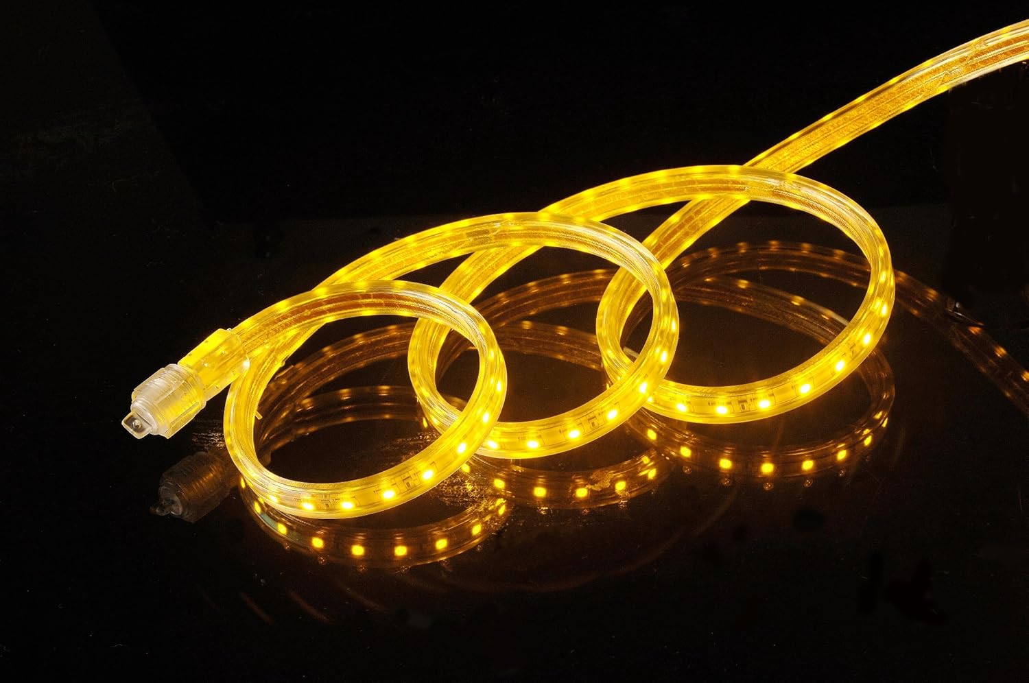 Color Changing Blue LED Strip Light — Yellow