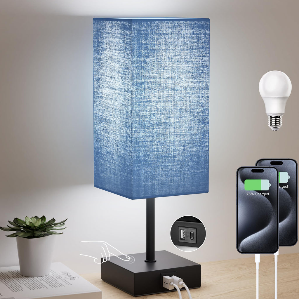 Dimmable Beige Table Lamp