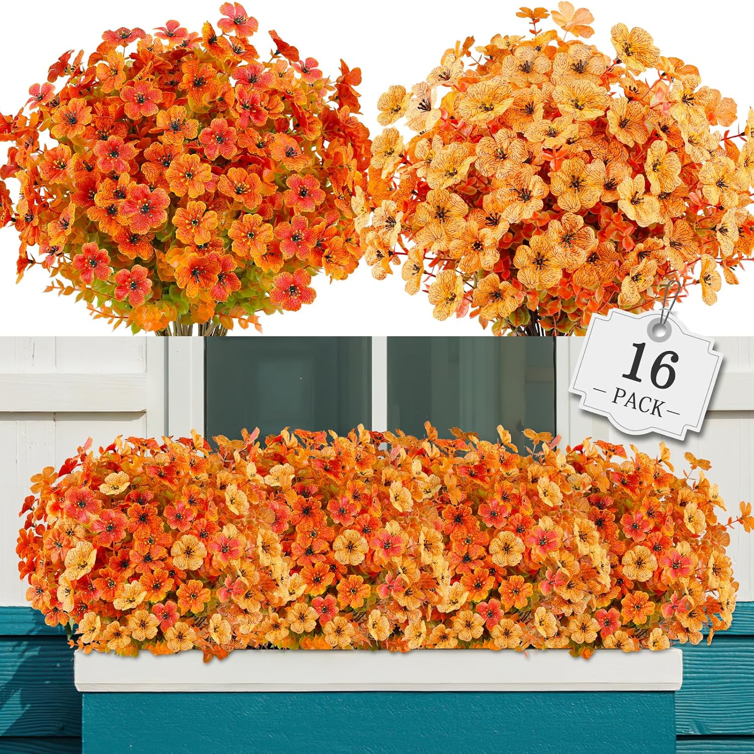 Farmhouse Black Faux Plant — Orangeyellow