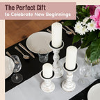 Farmhouse Black Pillar Candle - View 7